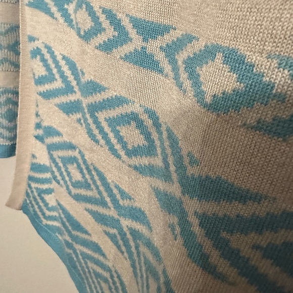 Stetson Tan/Turquoise Cardigan - Picture 3 of 4